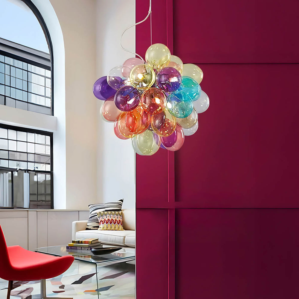 Whitmore Loop Glass Linear Chandelier — gallery image 4
