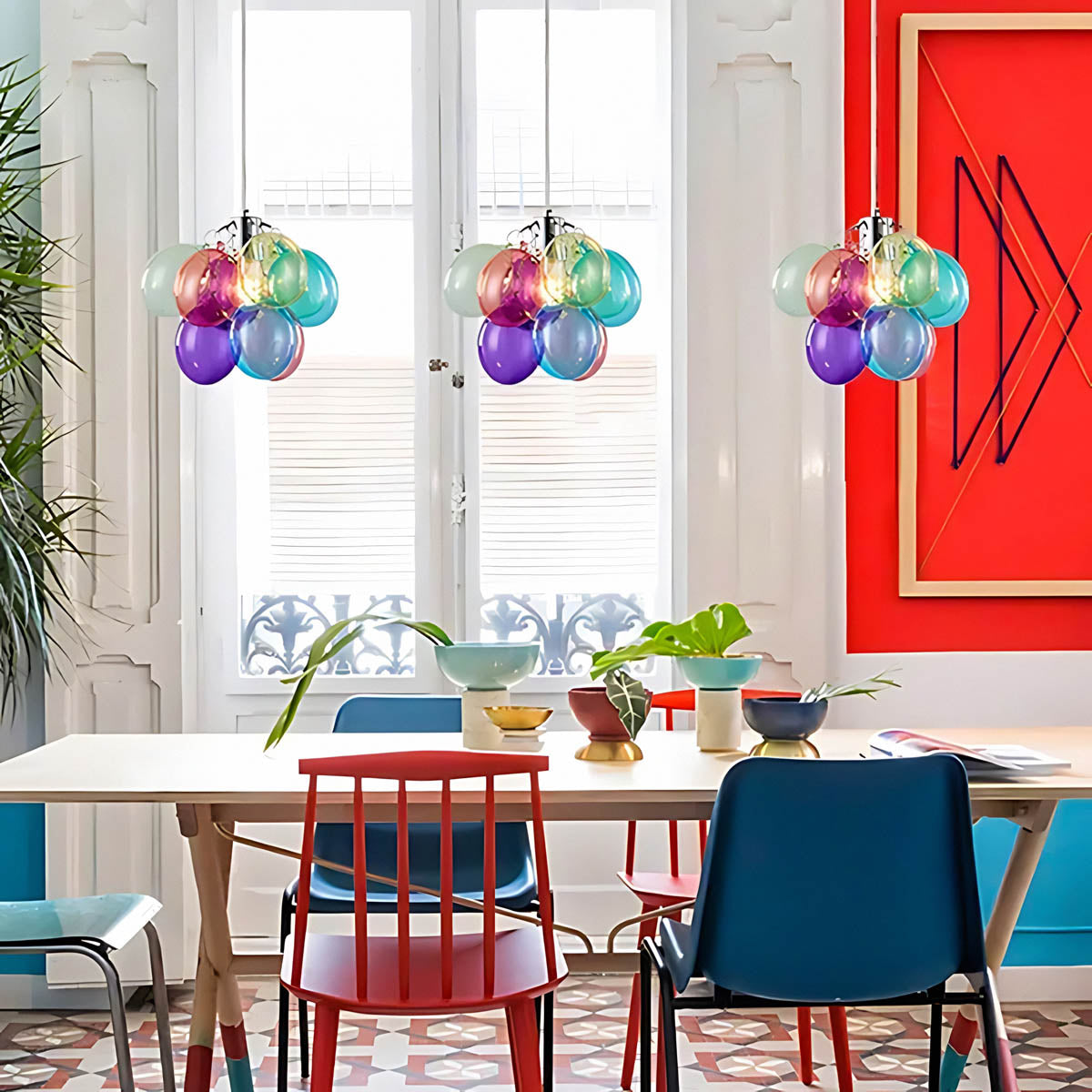Whitmore Loop Glass Linear Chandelier — gallery image 7