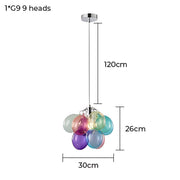 Whitmore Loop Glass Linear Chandelier — gallery image 15