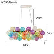 Whitmore Loop Glass Linear Chandelier — gallery image 19