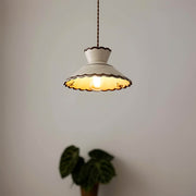 Woodford Loop Ceramic Linear Pendant Light — gallery image 9