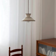 Woodford Loop Ceramic Linear Pendant Light — gallery image 11