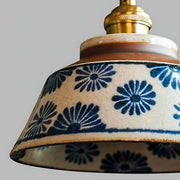 Woodford Loop Ceramic Linear Pendant Light — gallery image 4