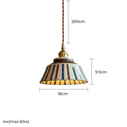 Woodford Loop Ceramic Linear Pendant Light — gallery image 15