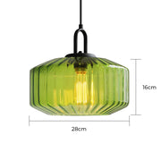 Alder Frame Glass Fluted Chandelier — gallery image 14
