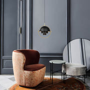 Bracken Frame Iron Ring Pendant Light — gallery image 4
