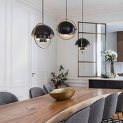 Bracken Frame Iron Ring Pendant Light — gallery image 6