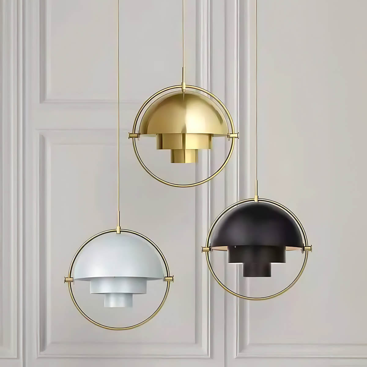 Bracken Frame Iron Ring Pendant Light — gallery image 10