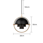 Bracken Frame Iron Ring Pendant Light — gallery image 17