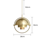 Bracken Frame Iron Ring Pendant Light — gallery image 19