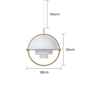 Bracken Frame Iron Ring Pendant Light — gallery image 18