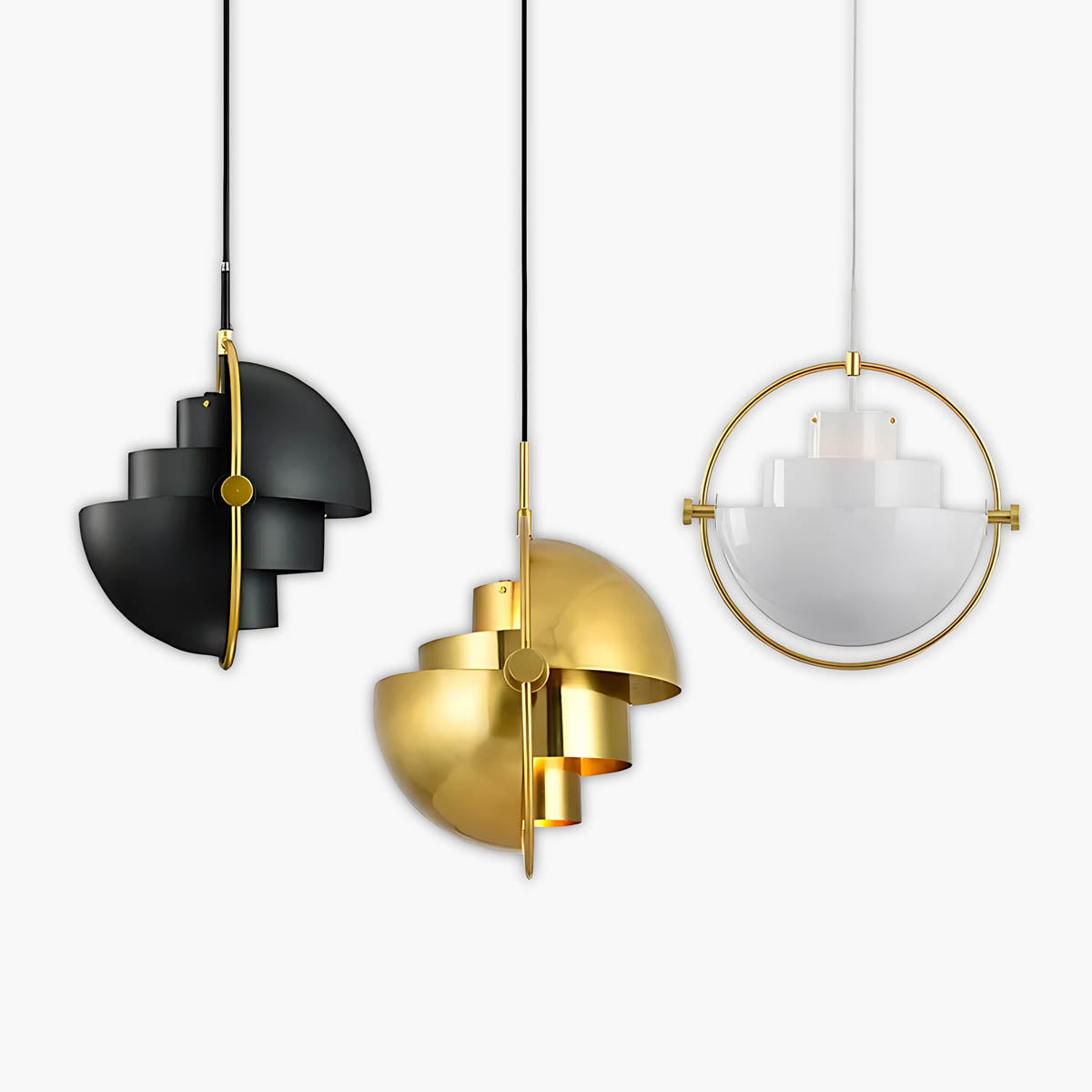 Bracken Frame Iron Ring Pendant Light — gallery image 1