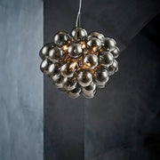 Cedar Frame Glass Chandelier — gallery image 3