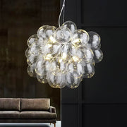 Cedar Frame Glass Chandelier — gallery image 11