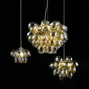 Cedar Frame Glass Chandelier — gallery image 13