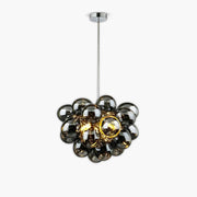 Cedar Frame Glass Chandelier — gallery image 1