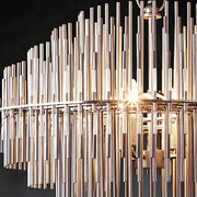 Kestrel Frame Glass Linear Chandelier — gallery image 9