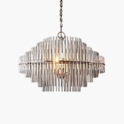 Kestrel Frame Glass Linear Chandelier — gallery image 1