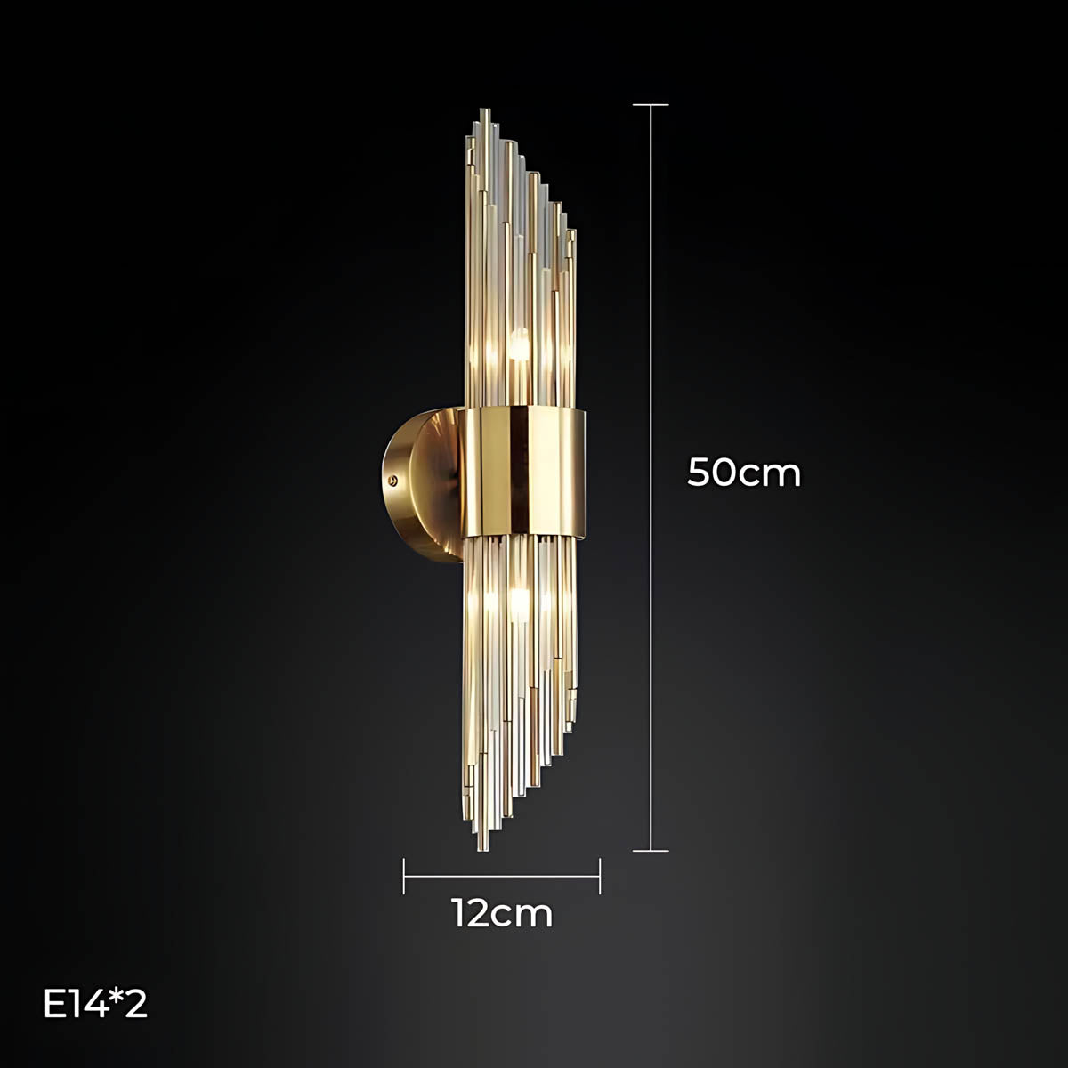 Kestrel Frame Glass Linear Chandelier — gallery image 25