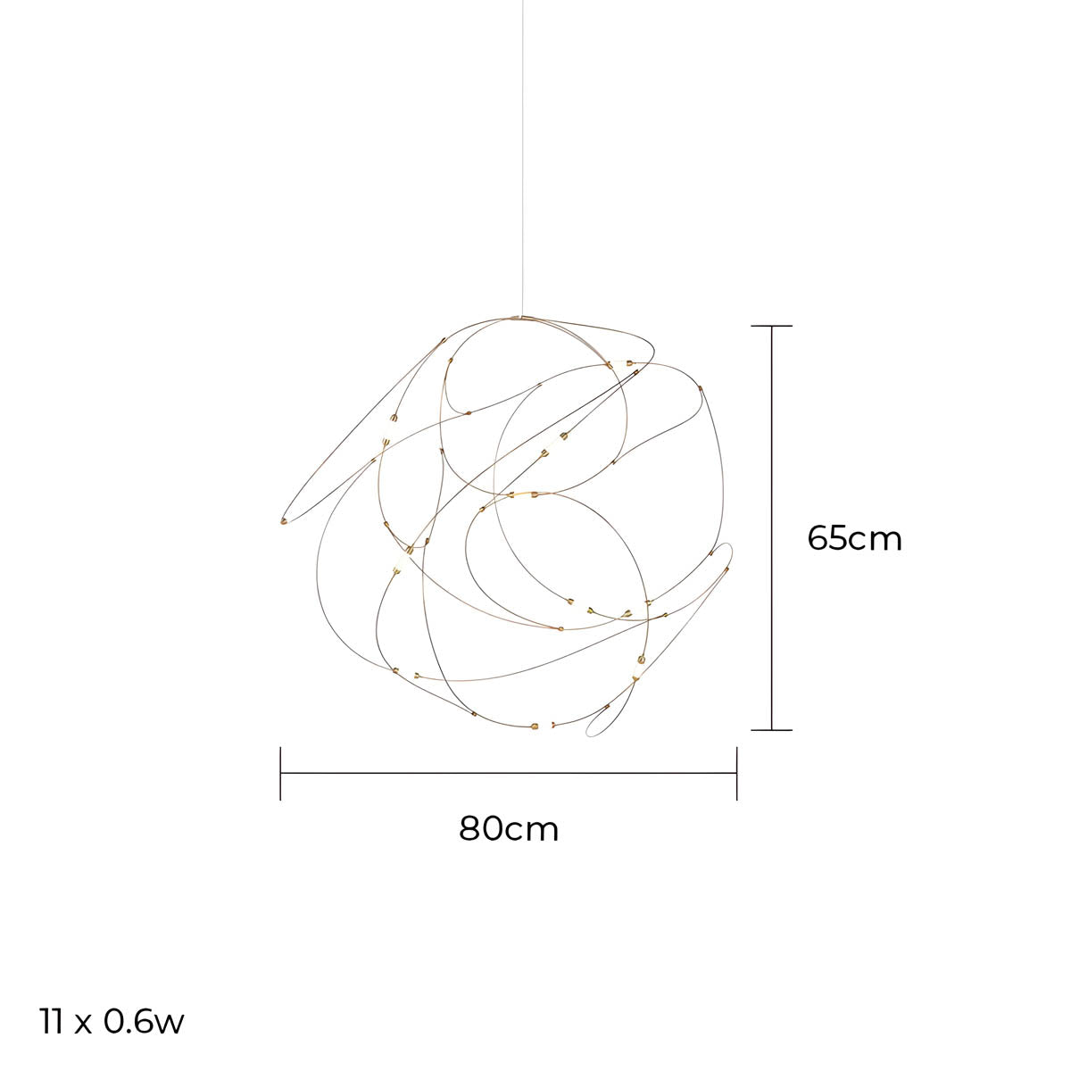 Hollis Frame Stainless Steel Chandelier — gallery image 16