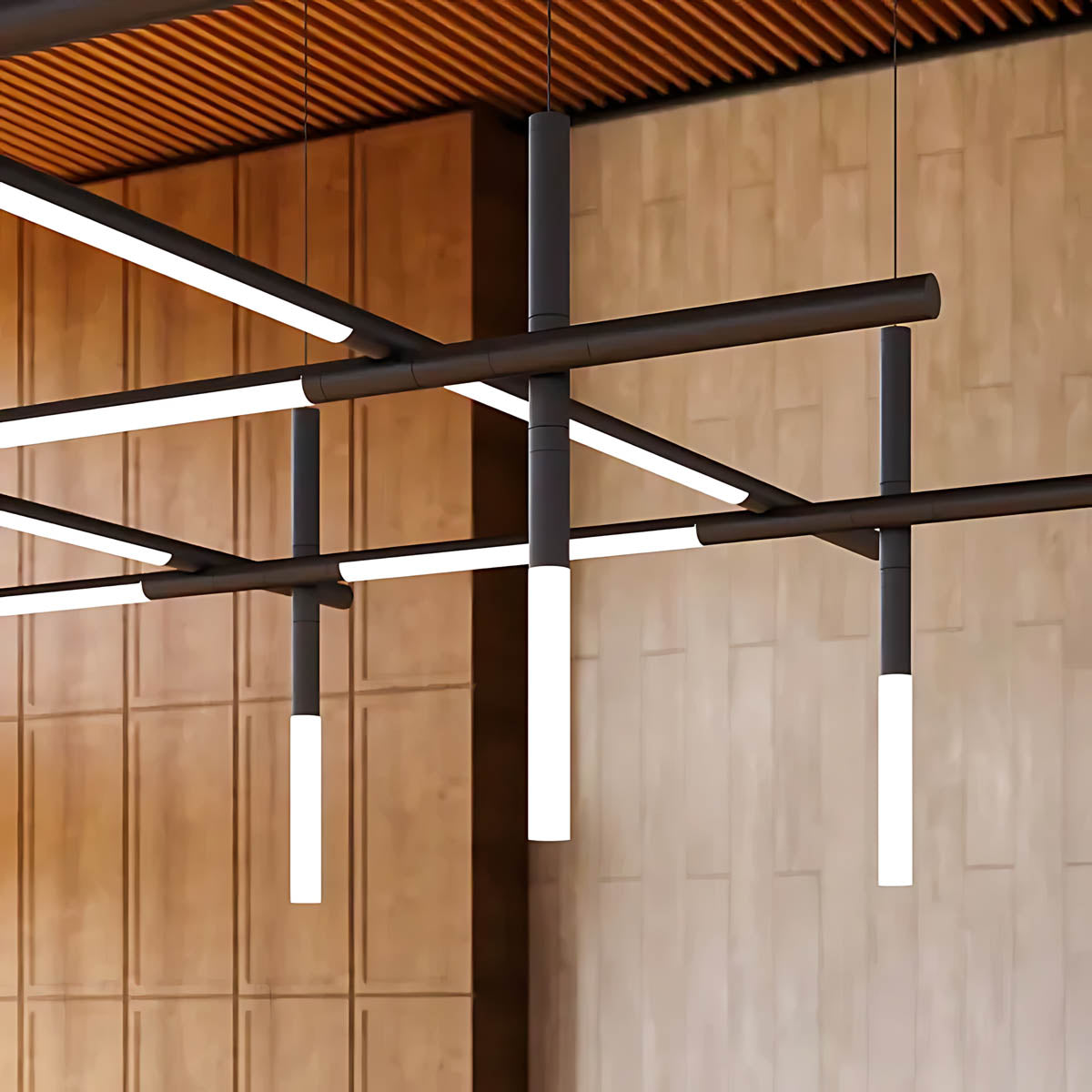 Rowan Frame Acrylic Chandelier — gallery image 6