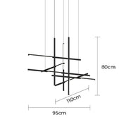Rowan Frame Acrylic Chandelier — gallery image 8