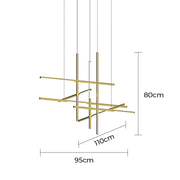 Rowan Frame Acrylic Chandelier — gallery image 11