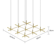 Rowan Frame Acrylic Chandelier — gallery image 12