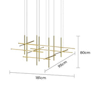 Rowan Frame Acrylic Chandelier — gallery image 13