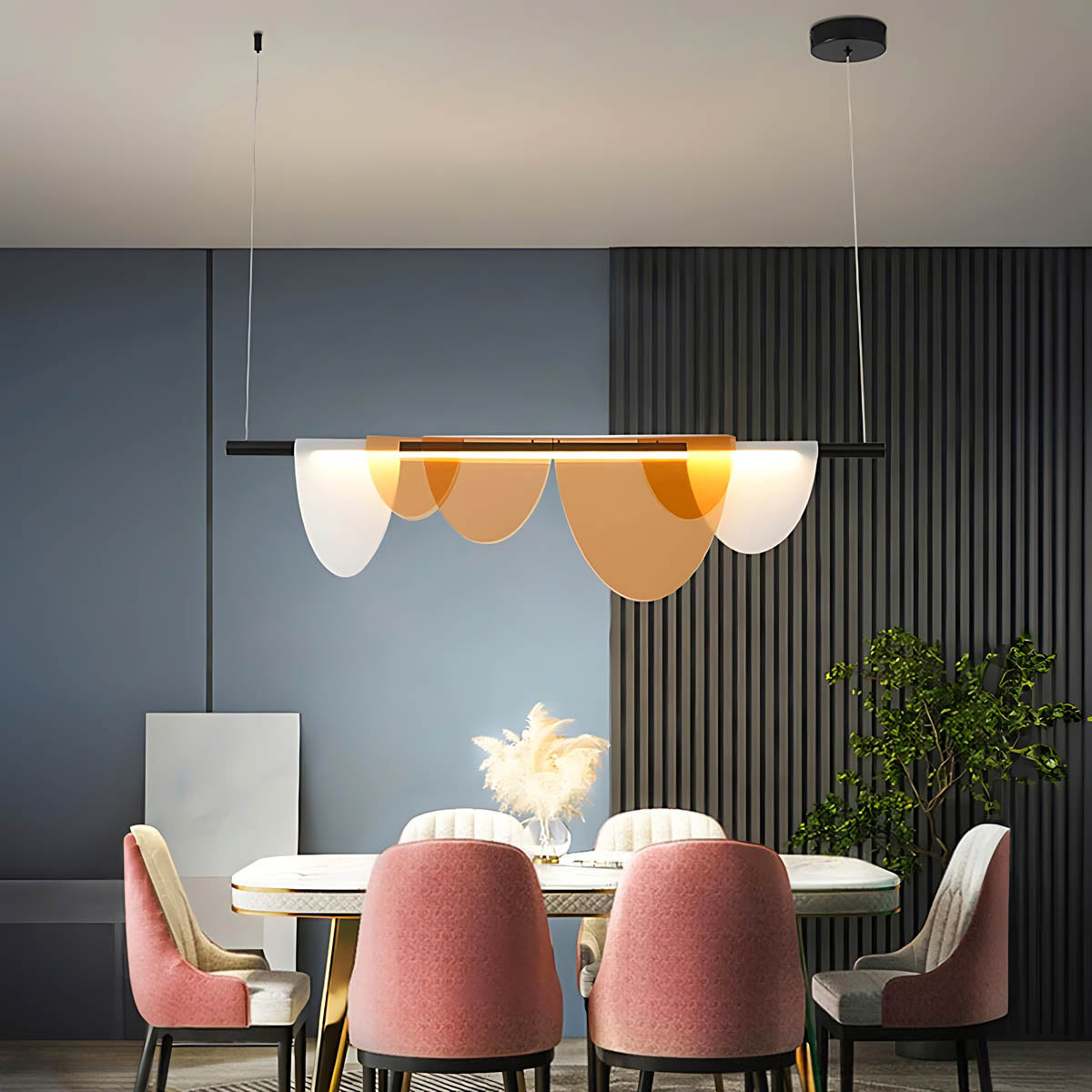 Juniper Frame Acrylic Linear Ceiling Light — gallery image 6