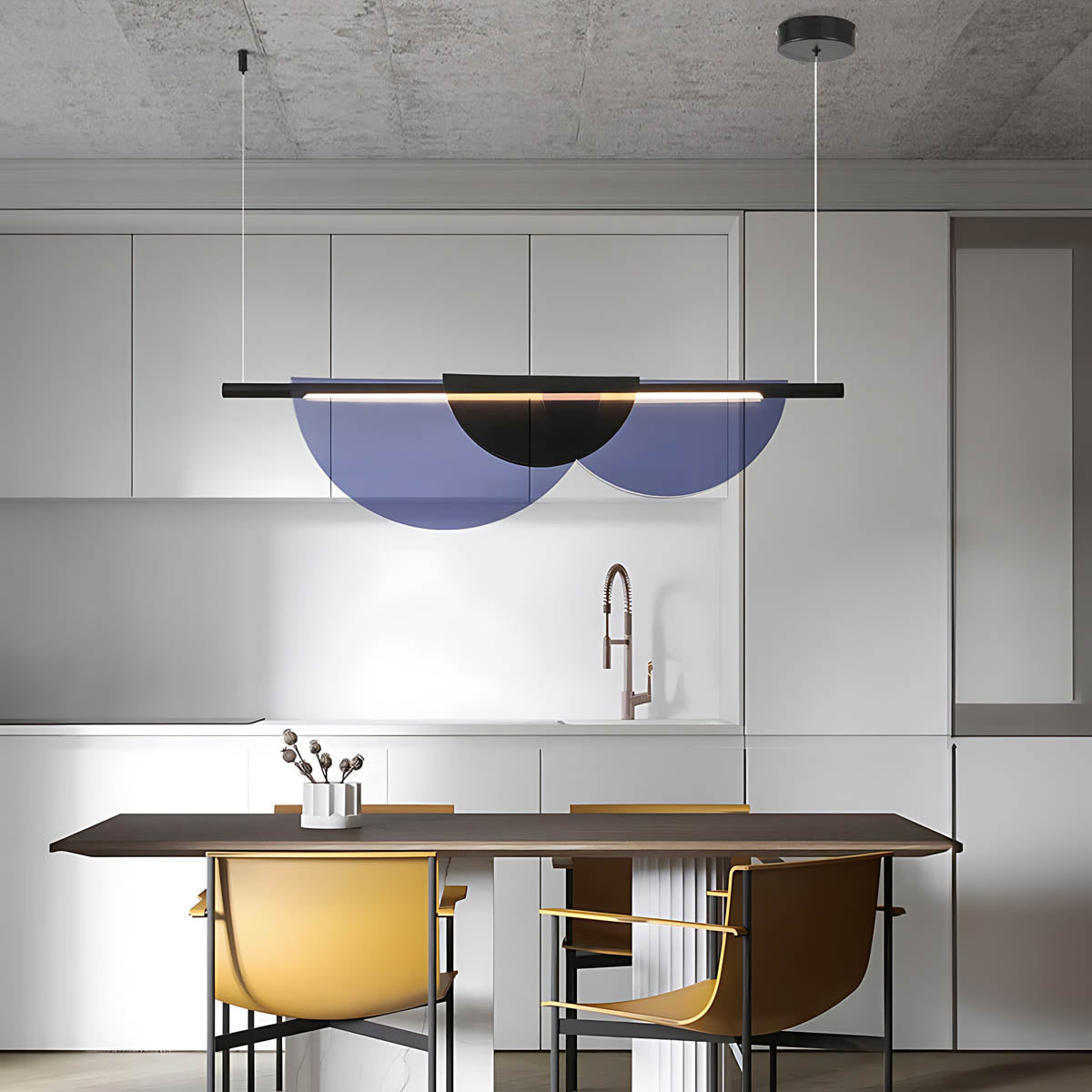Juniper Frame Acrylic Linear Ceiling Light — gallery image 7