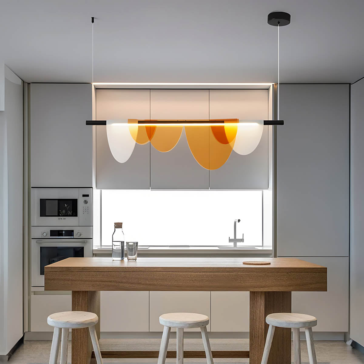 Juniper Frame Acrylic Linear Ceiling Light — gallery image 8