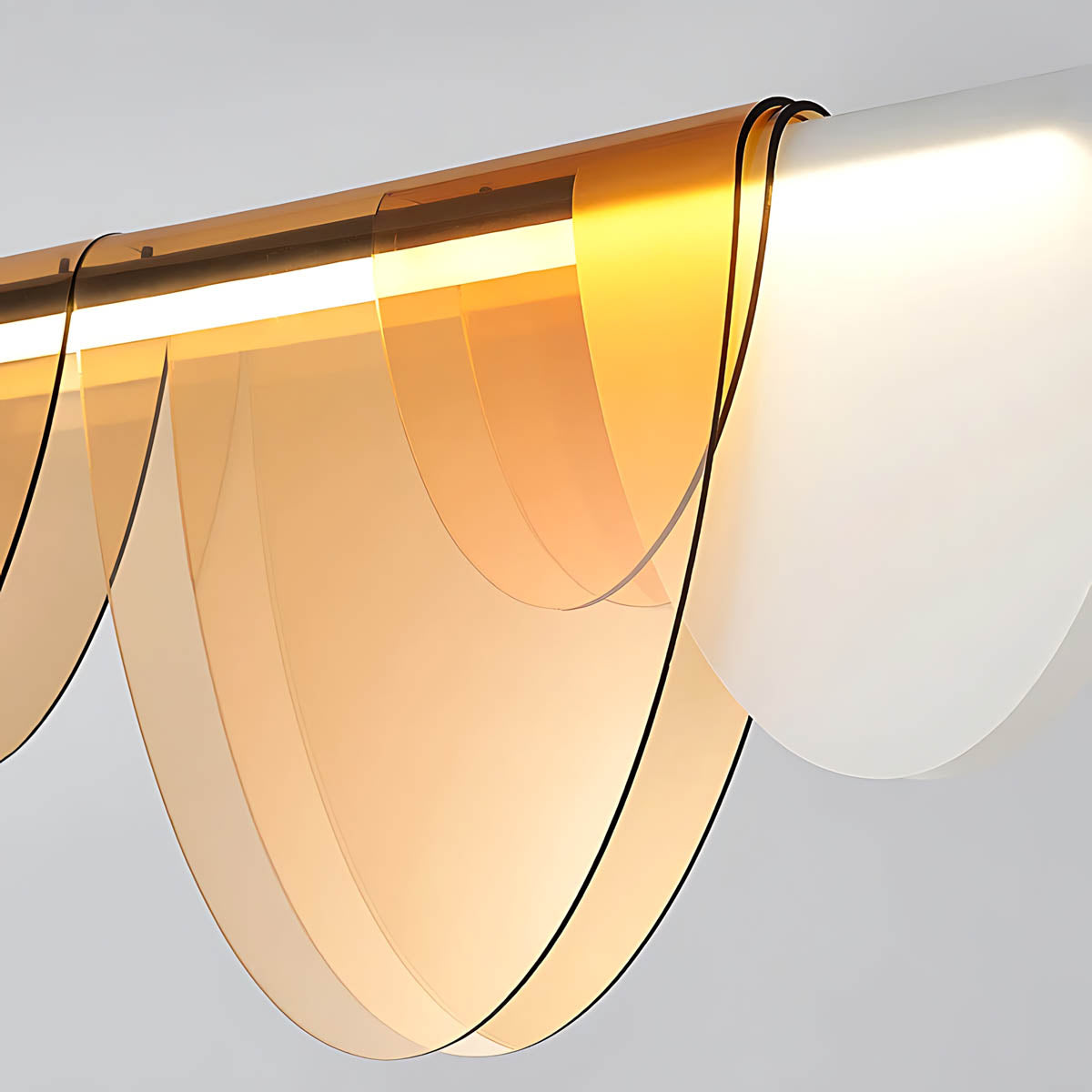 Juniper Frame Acrylic Linear Ceiling Light — gallery image 15