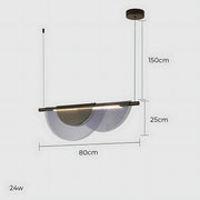 Juniper Frame Acrylic Linear Ceiling Light — gallery image 17