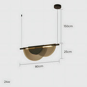 Juniper Frame Acrylic Linear Ceiling Light — gallery image 16