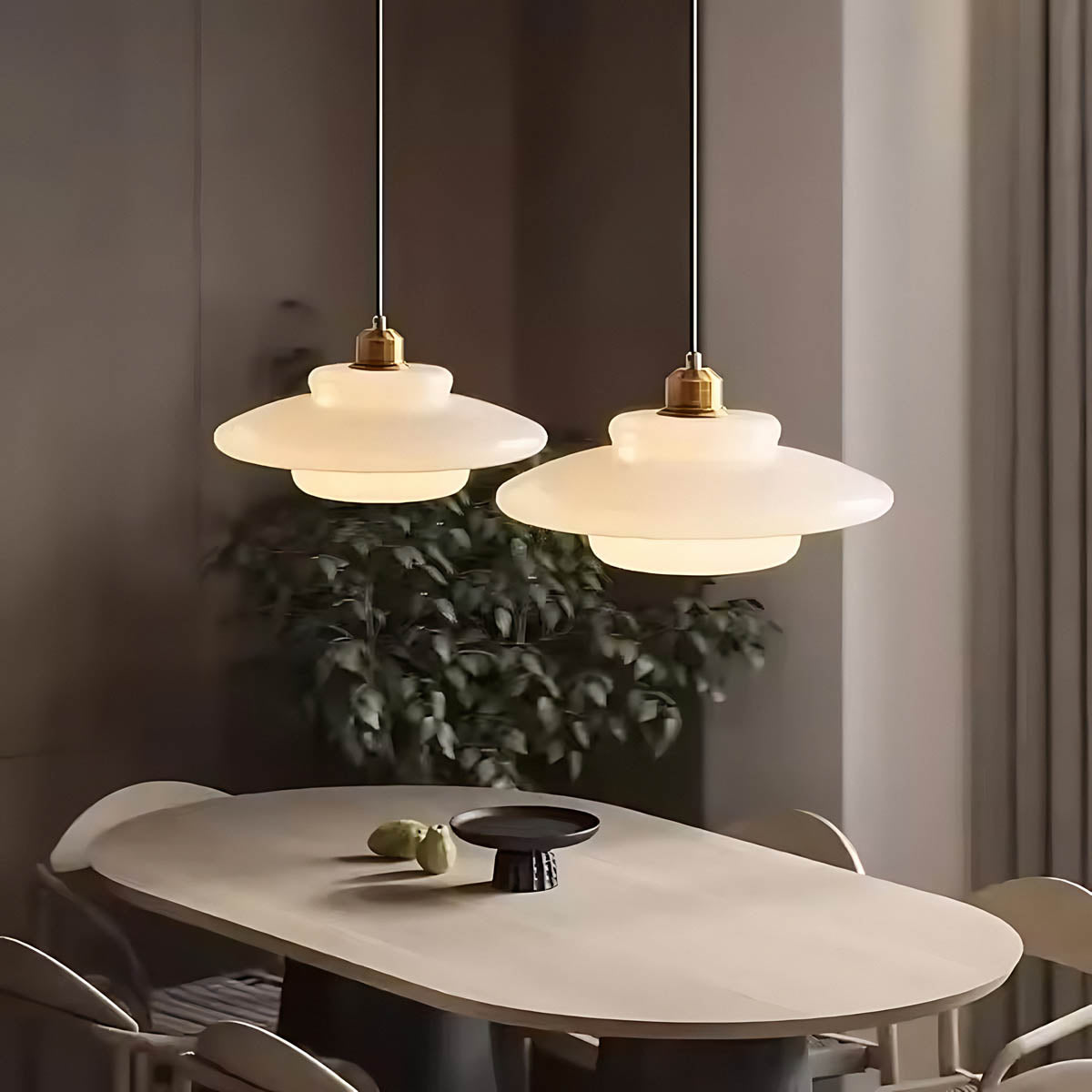 Hawthorn Frame Glass Dome Pendant Light — gallery image 8