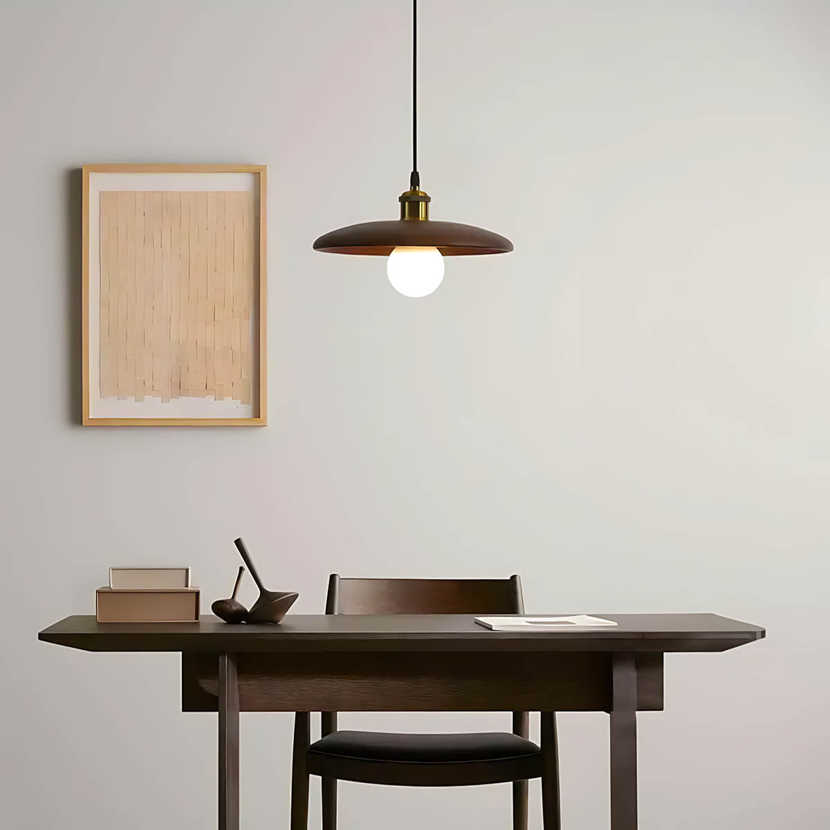 Wren Frame Wood Pendant Light — gallery image 9