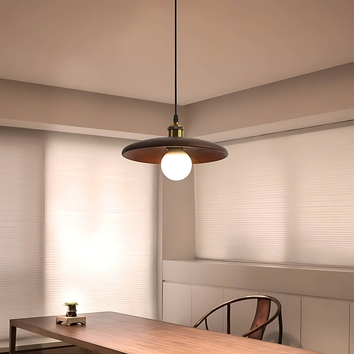 Wren Frame Wood Pendant Light — gallery image 5