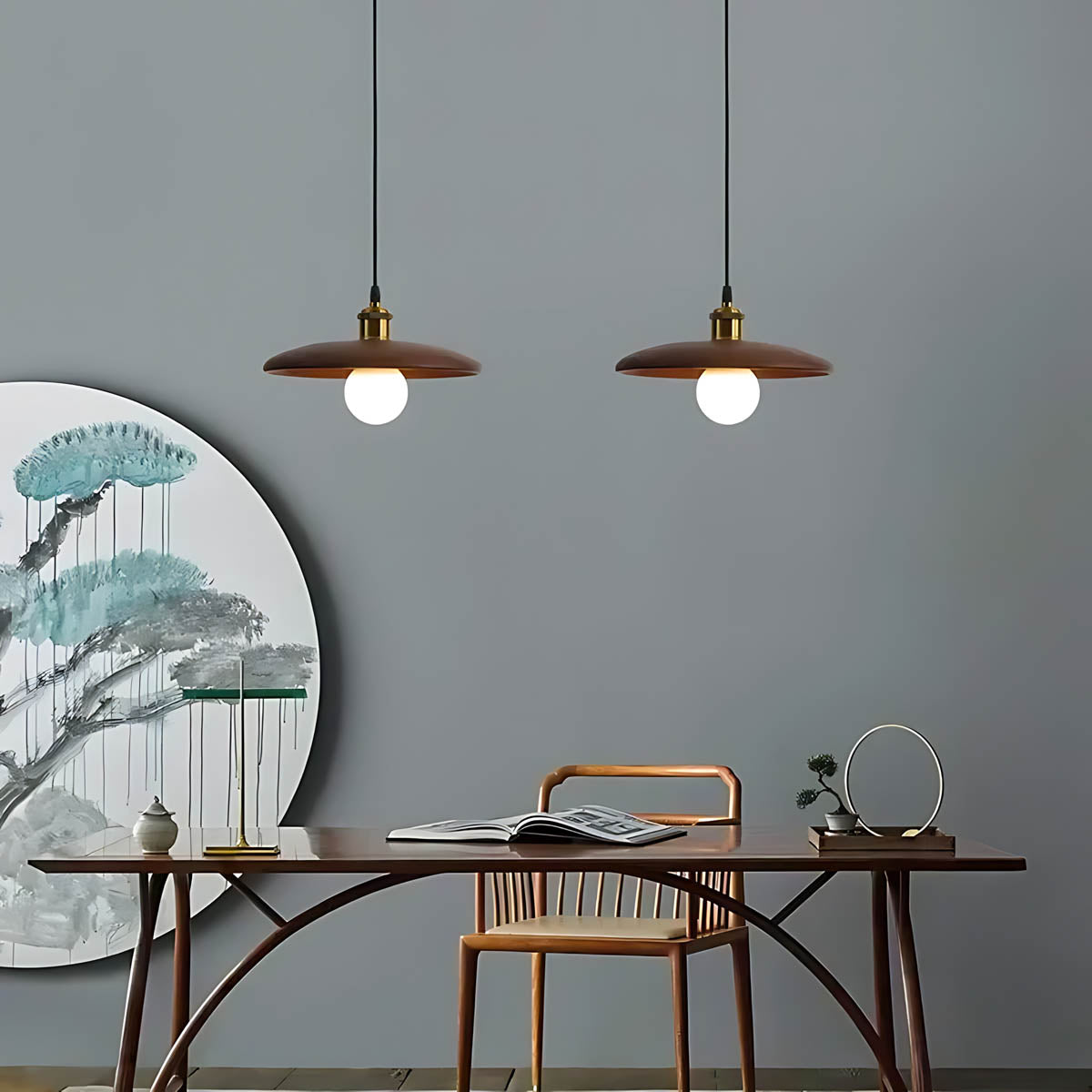 Wren Frame Wood Pendant Light — gallery image 7
