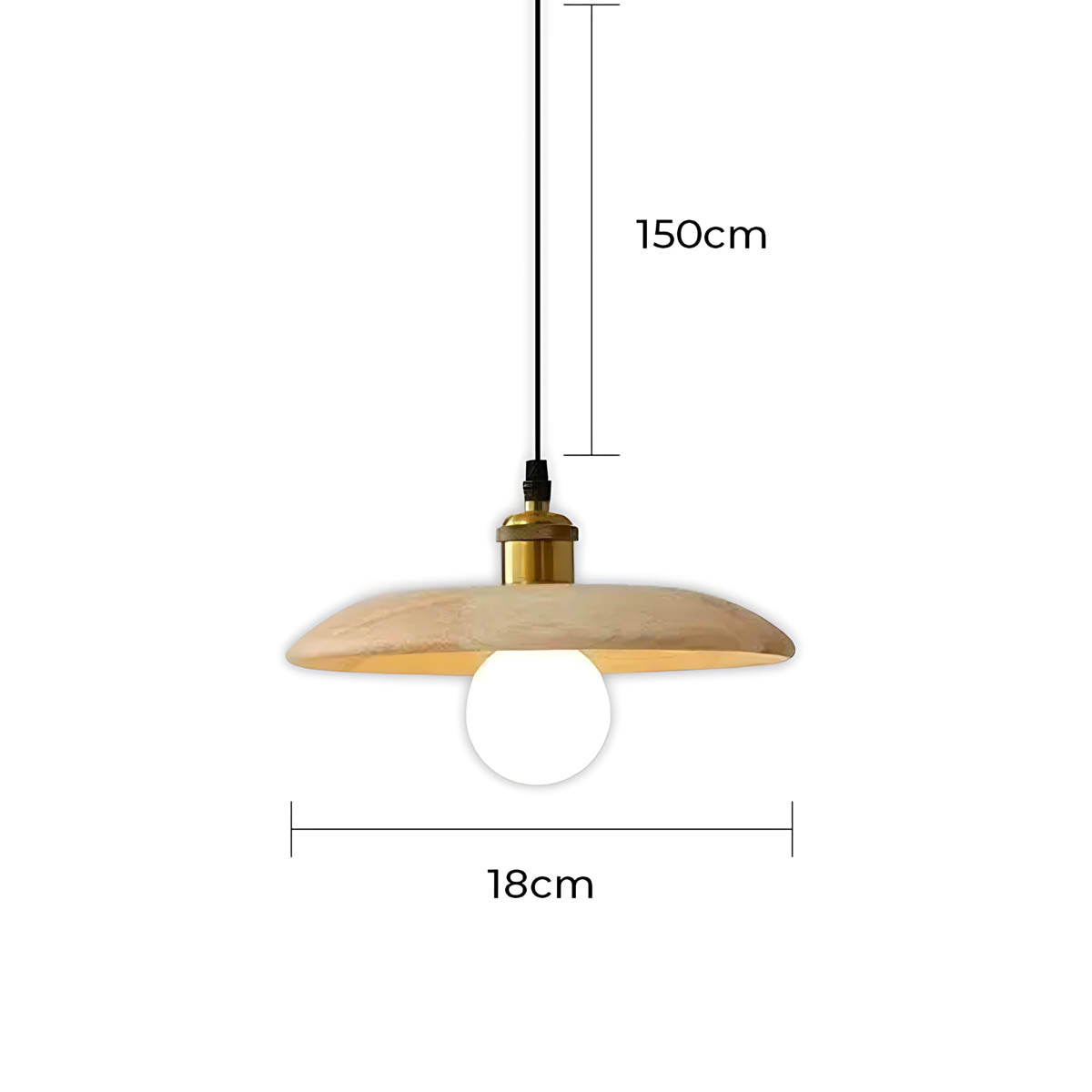 Wren Frame Wood Pendant Light — gallery image 19
