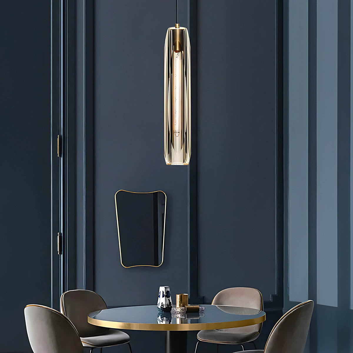 Tilden Frame Crystal Pendant Light — gallery image 3