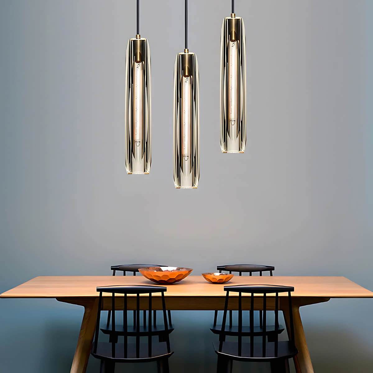 Tilden Frame Crystal Pendant Light — gallery image 2