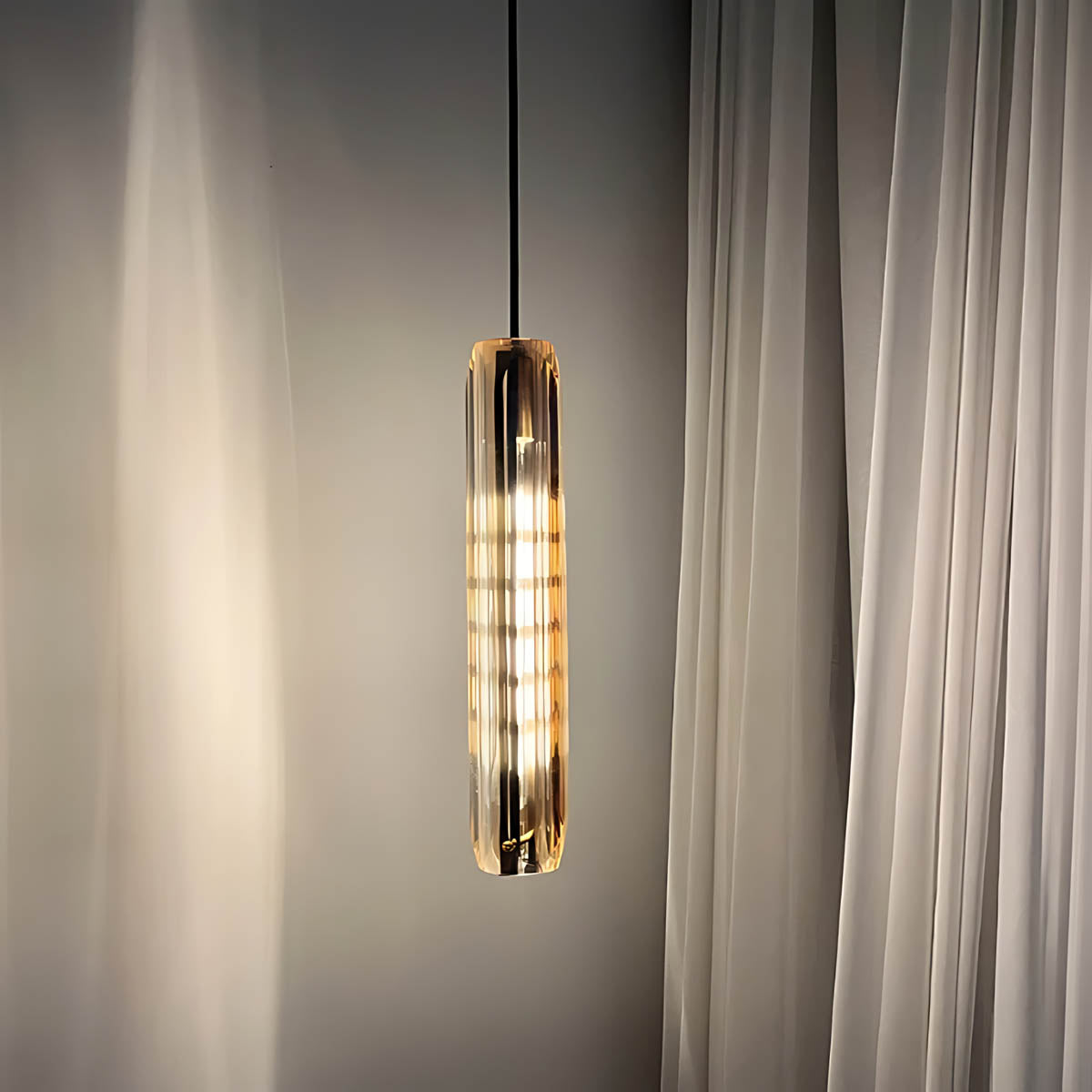 Tilden Frame Crystal Pendant Light — gallery image 7