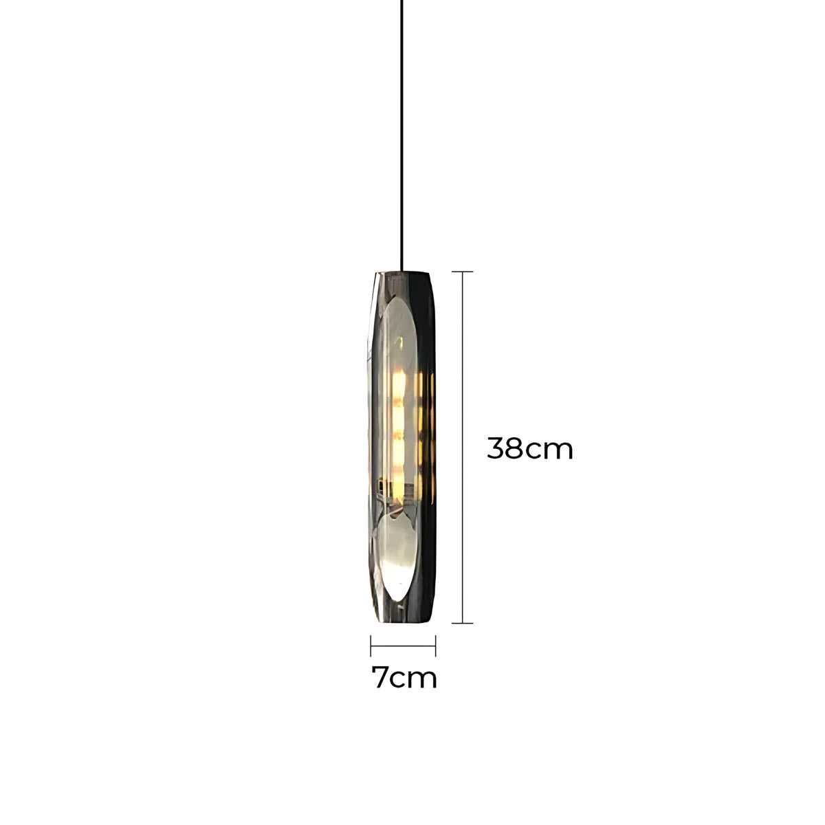 Tilden Frame Crystal Pendant Light — gallery image 10