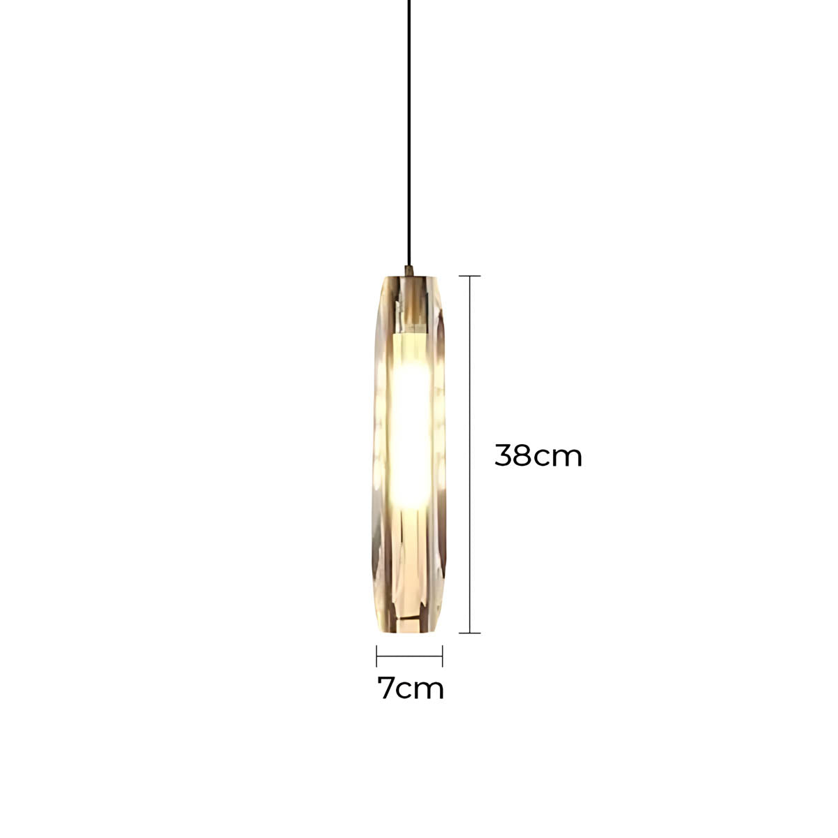 Tilden Frame Crystal Pendant Light — gallery image 11
