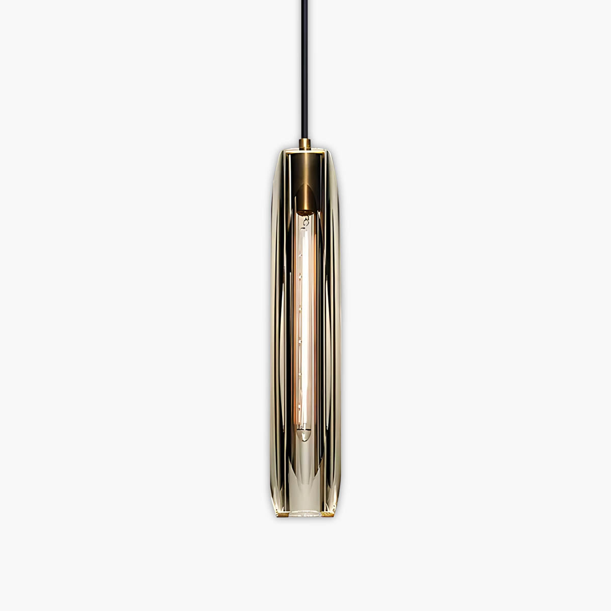 Tilden Frame Crystal Pendant Light — gallery image 1
