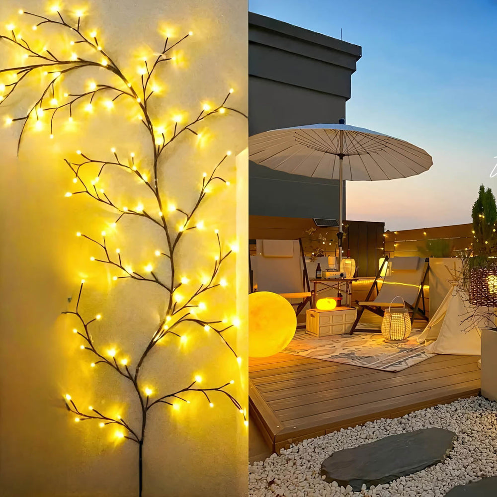 Reed Frame Outdoor Wall Light — gallery image 4