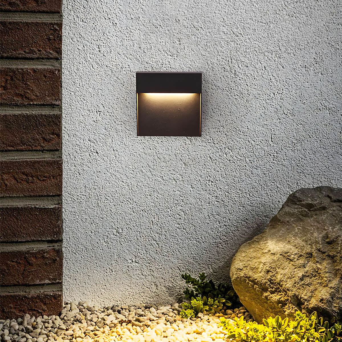 Fenwick Frame Glass Outdoor Wall Light — gallery image 7