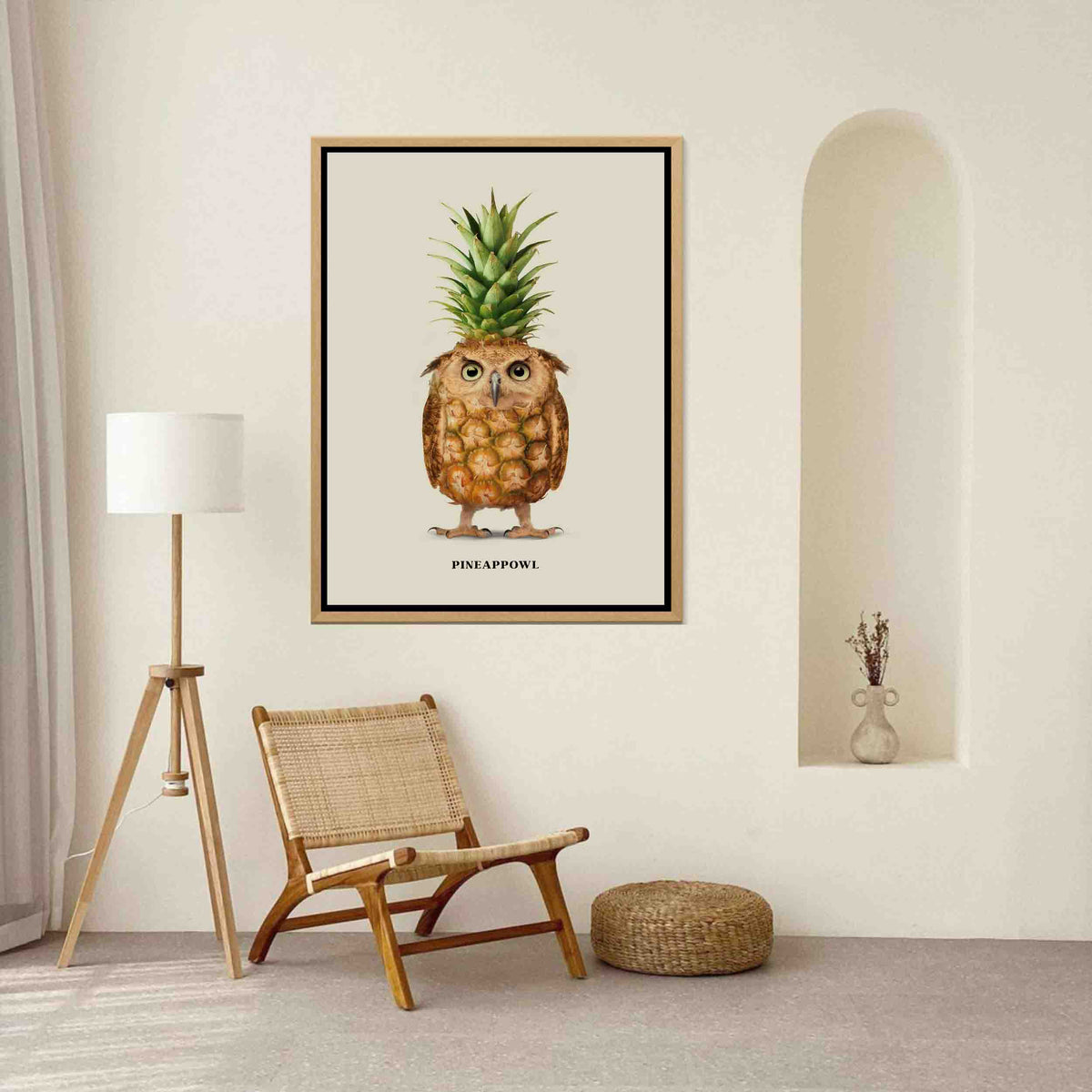 Fernwood Loop Owl Canvas Wall Art — gallery image 5