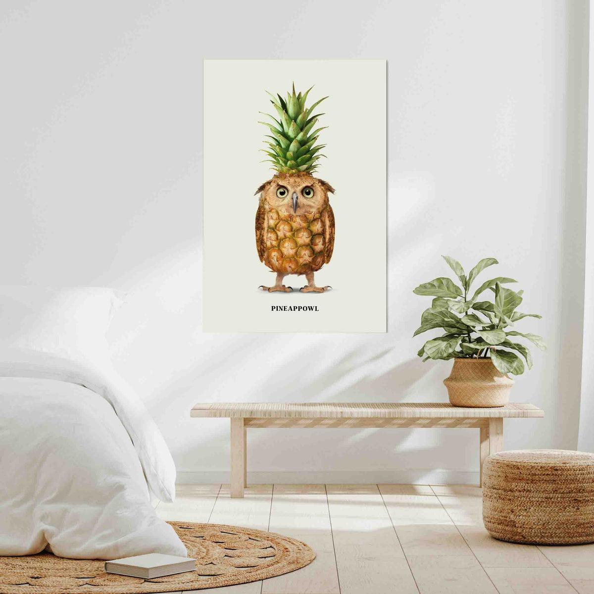 Fernwood Loop Owl Canvas Wall Art — gallery image 6